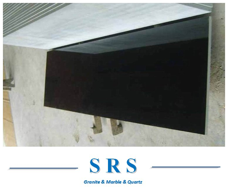 Absolute Black Shanxi Black Granite for Paving, Tombstone, Countertop, Garden