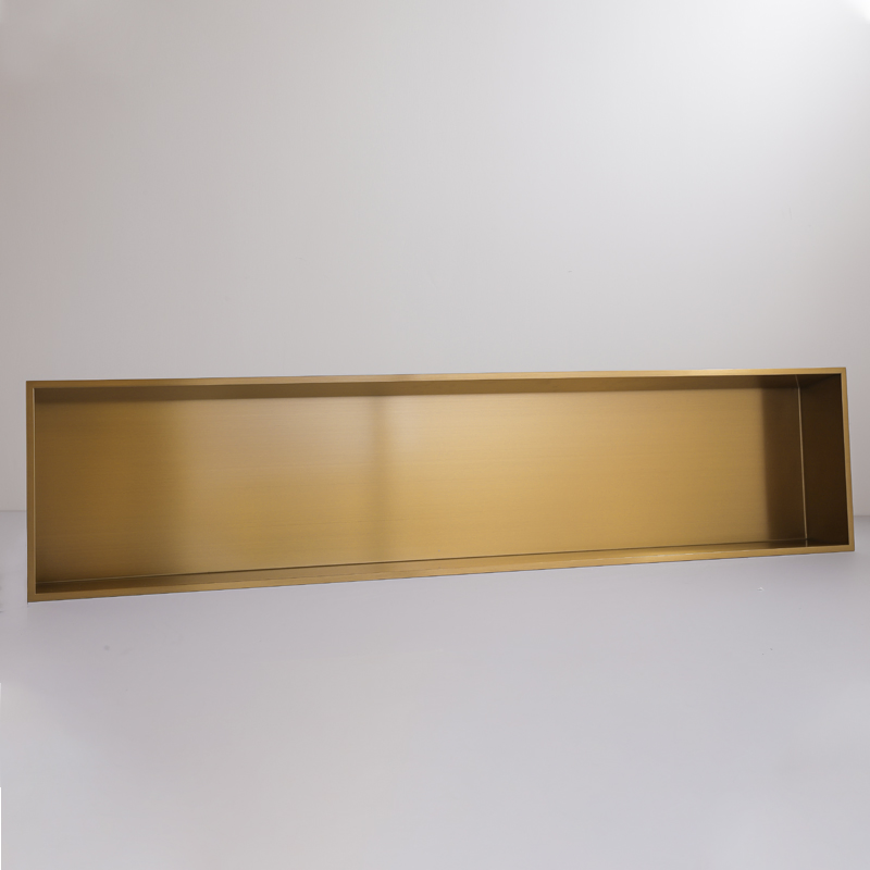 Встраиваемая ниша из нержавеющей стали для душа