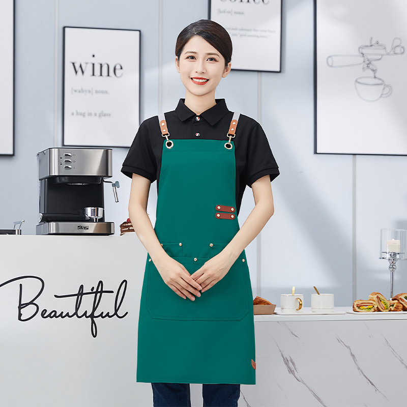 Solid Color Waterproof Breathable Apron for Flower Shop and Hotel Logistics