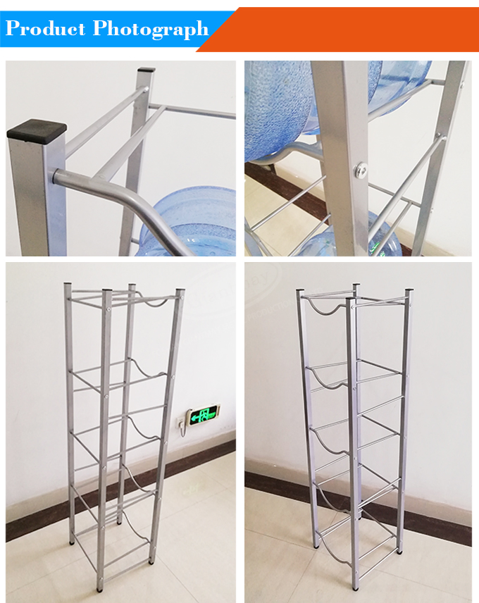 Bucket Water Stacking Rack Stand 5 Layers Shelf for Gallon Water Bottle