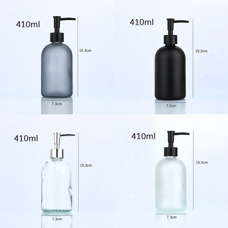 Liquid Hand Soap Premium Quality Handwashing Hand Sanitizer Glass Pump Bottle