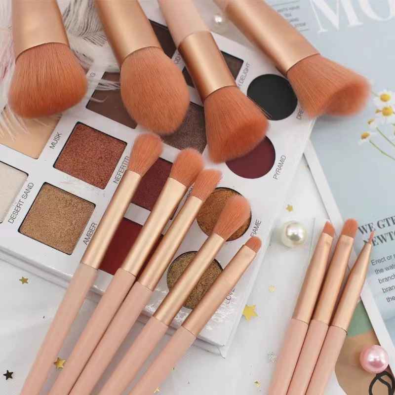 Fashionable Personalized Wooden Handle Make up Brush Private Label Cosmetic Makeup Brush Set