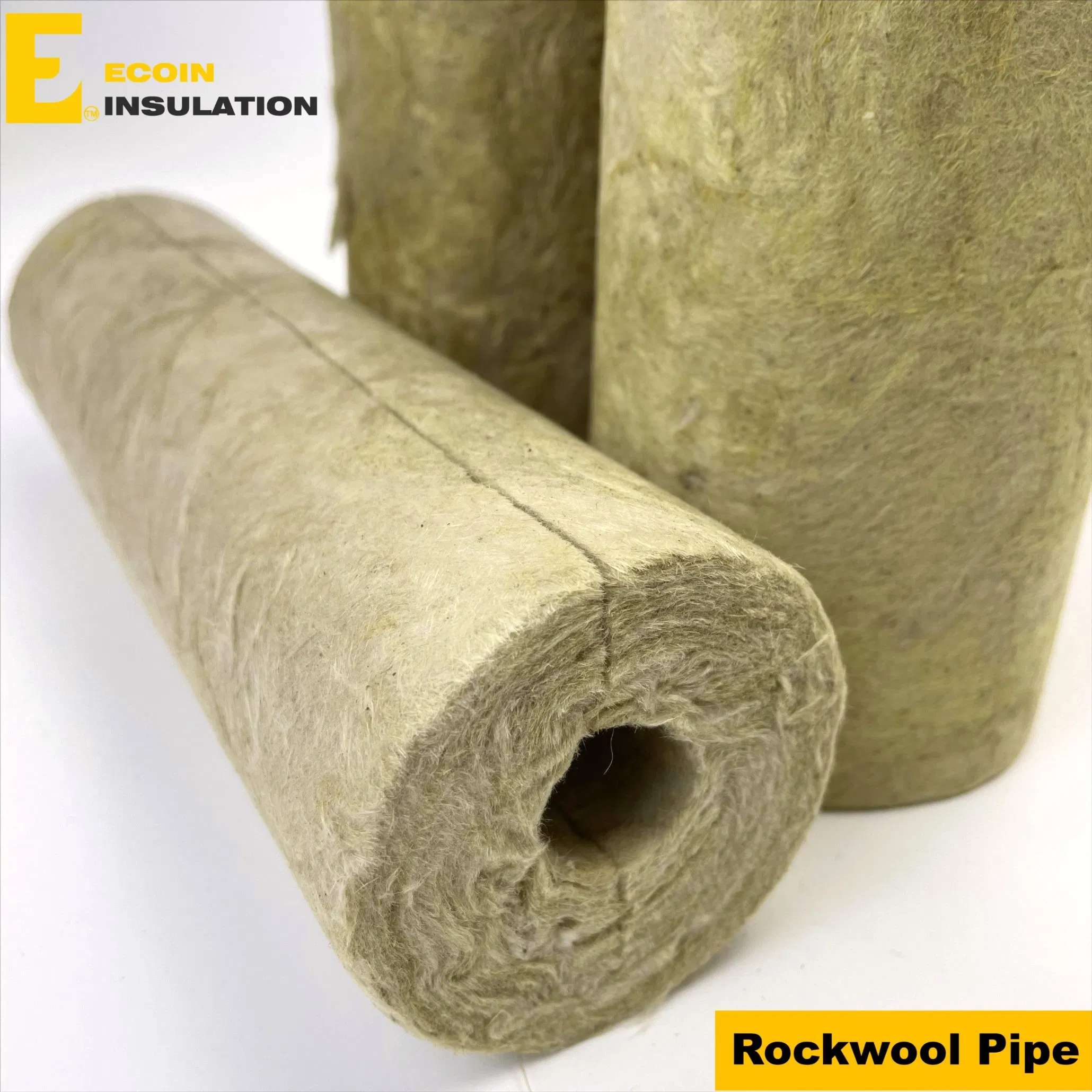 25mm 50mm 30mm 60mm 80mm Thickness Fire Retardant Heat Insulation Rockwool Pipe Insulation Australia