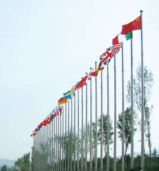 Nantian Anodized Tapered Flag Mast