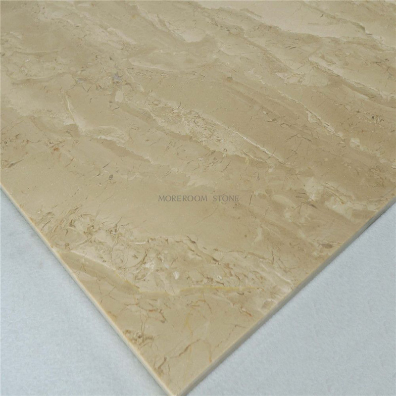 Cream Marble Stone Laminated Marble Porcelain Tile
