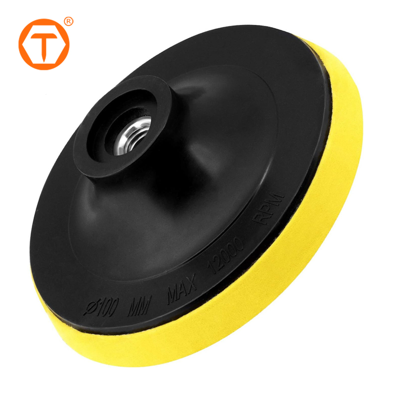 Self-Adhesive Backing Polishing Buffing Plate Pad Grinder Sanding Polishing Hook and Loop Backing Pad Kit