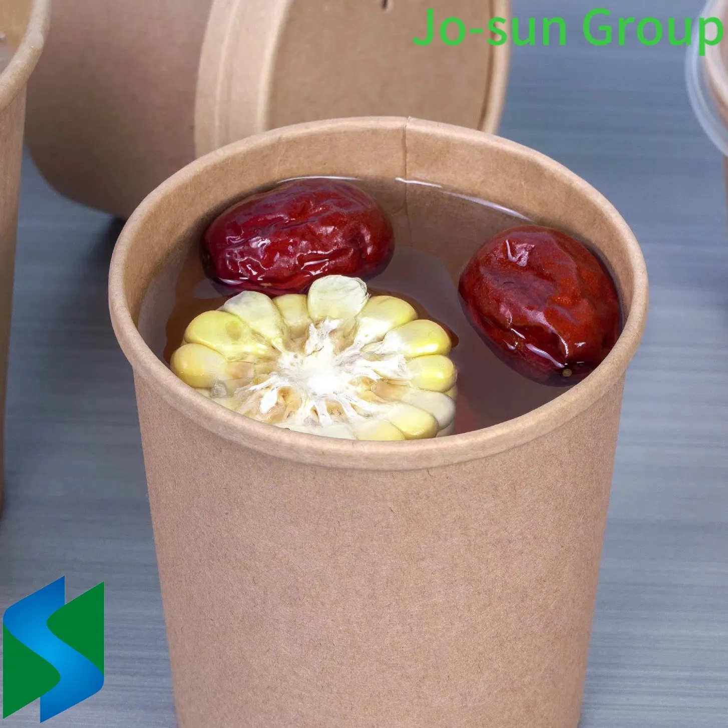 Disposable Bowls 12 Oz Kraft Paper Bowls Small Brown Rolled Rim Storage Bucket for Hot or Cold Dish to Go Packaging