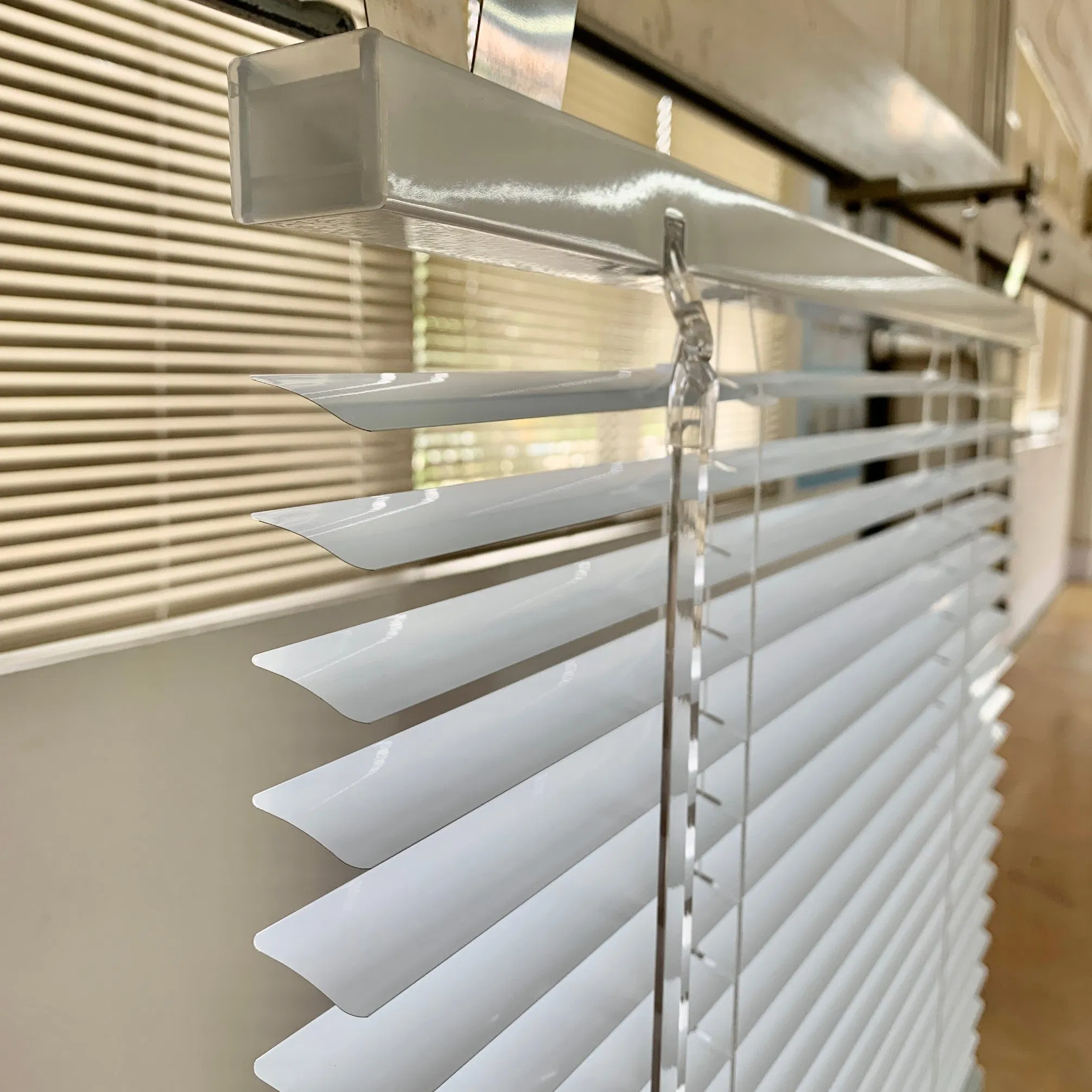 Installation Free Magnet Window Curtain No Drill Cordless Aluminum Venetian Metal Blind