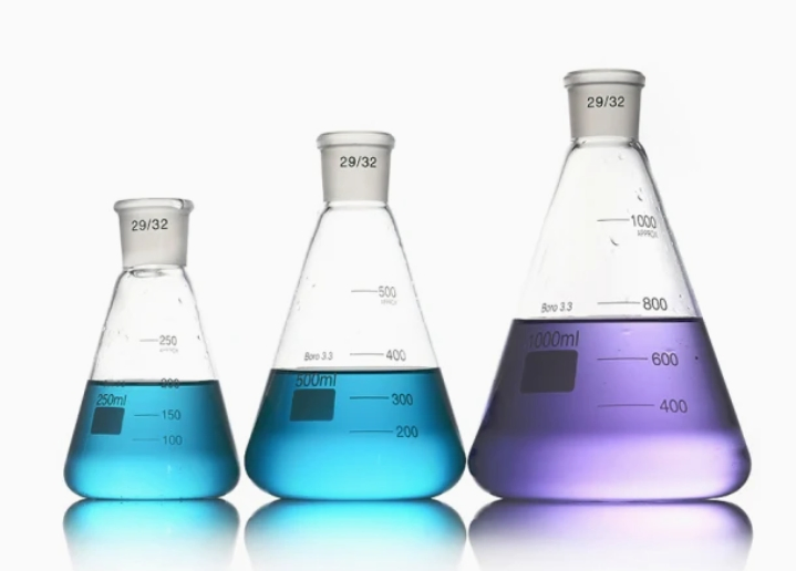 Мерный стакан лабораторный 50 мл из боросиликатного стекла