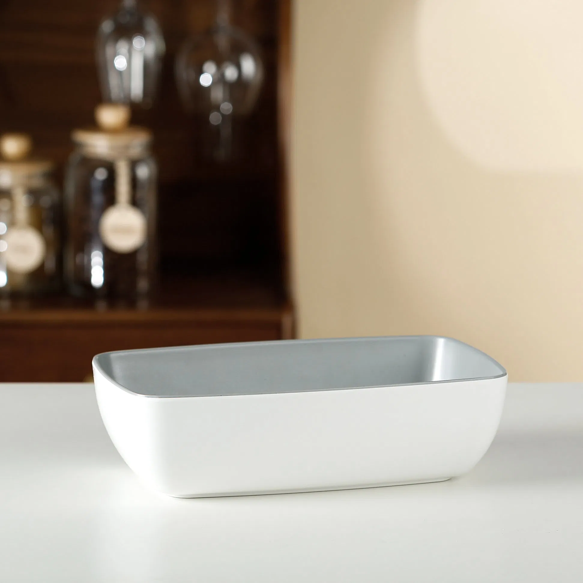 Newly Launch Melamine Durable Rectangular Colorful Serving Bowl for Restaurant Hotel Buffet Gn Size Melamine Dish
