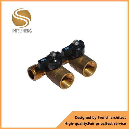 Brass Manifold with Handle for Pipes