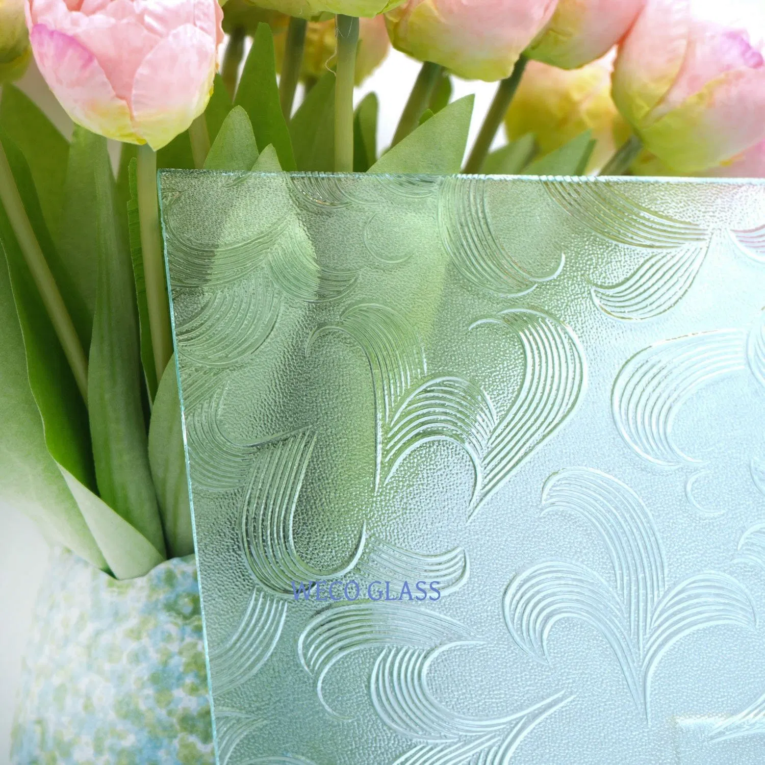 3-10mm Decorative Clear Tinted Pattern Figured Glass