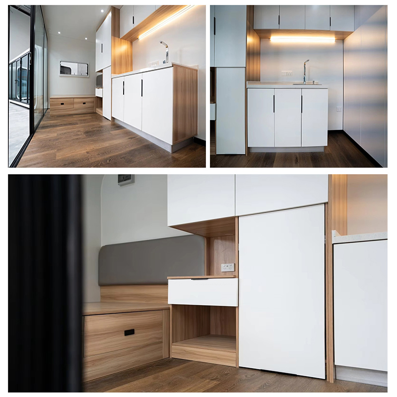 Hot Insulation CE Approved Luxury Container Prefabricated Cabin House with High Quality