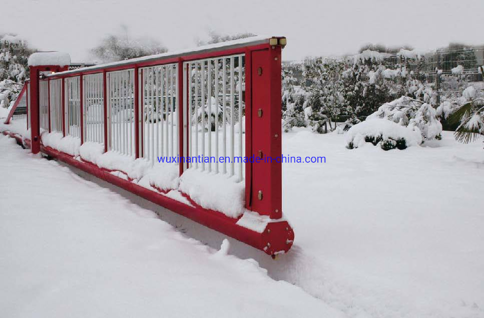 Aluminum Cantilver Sliding Gate Powder Coating Finshing