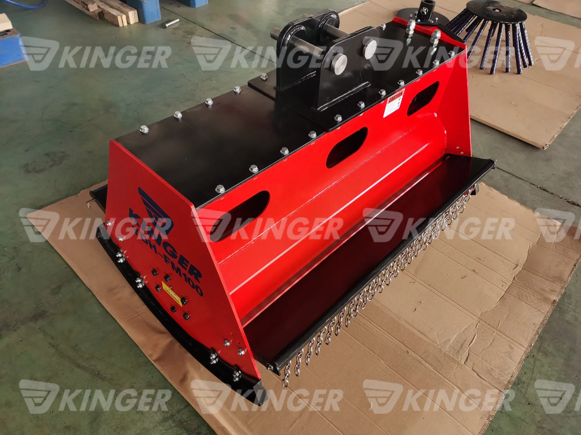 Kinger China High Frequency Excavator Attachment Wholesale Garden Tool Landscaping Machine Good Quality Hydraulic Lawnmower