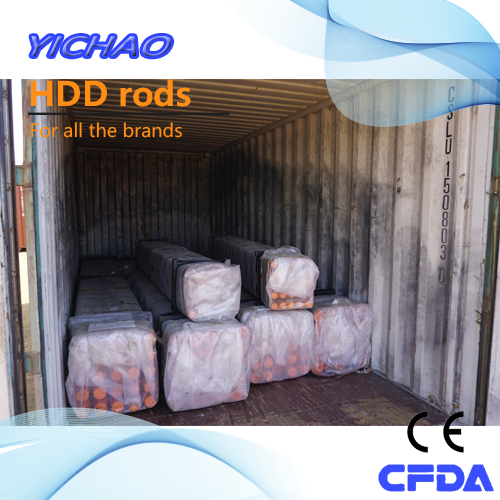 D33X44, D36X50, D36X50 Series II Length 15" (4.6m) Diameter	2.375" (6cm) Od Thread #650 Vermeer HDD Machine Drilling Rods