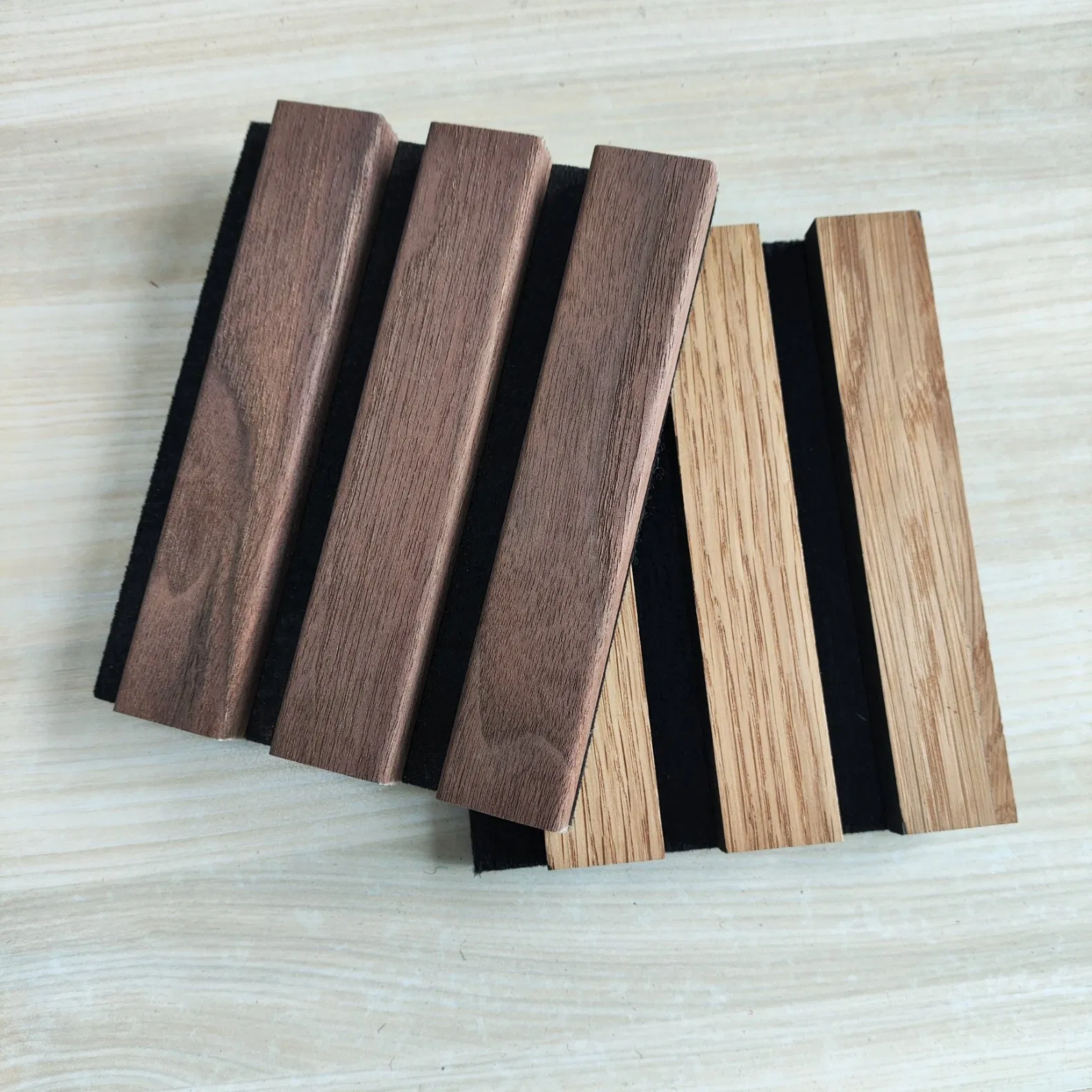 Sound Absorber Ceiling Tiles Wood Panels Wall Decor Interior Slat Panel