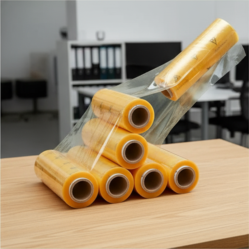 Jumbo Roll OEM ODM Foodgrade PVC Cling Film Wrap Stretch Film Food Fresh Film for Meat Packing