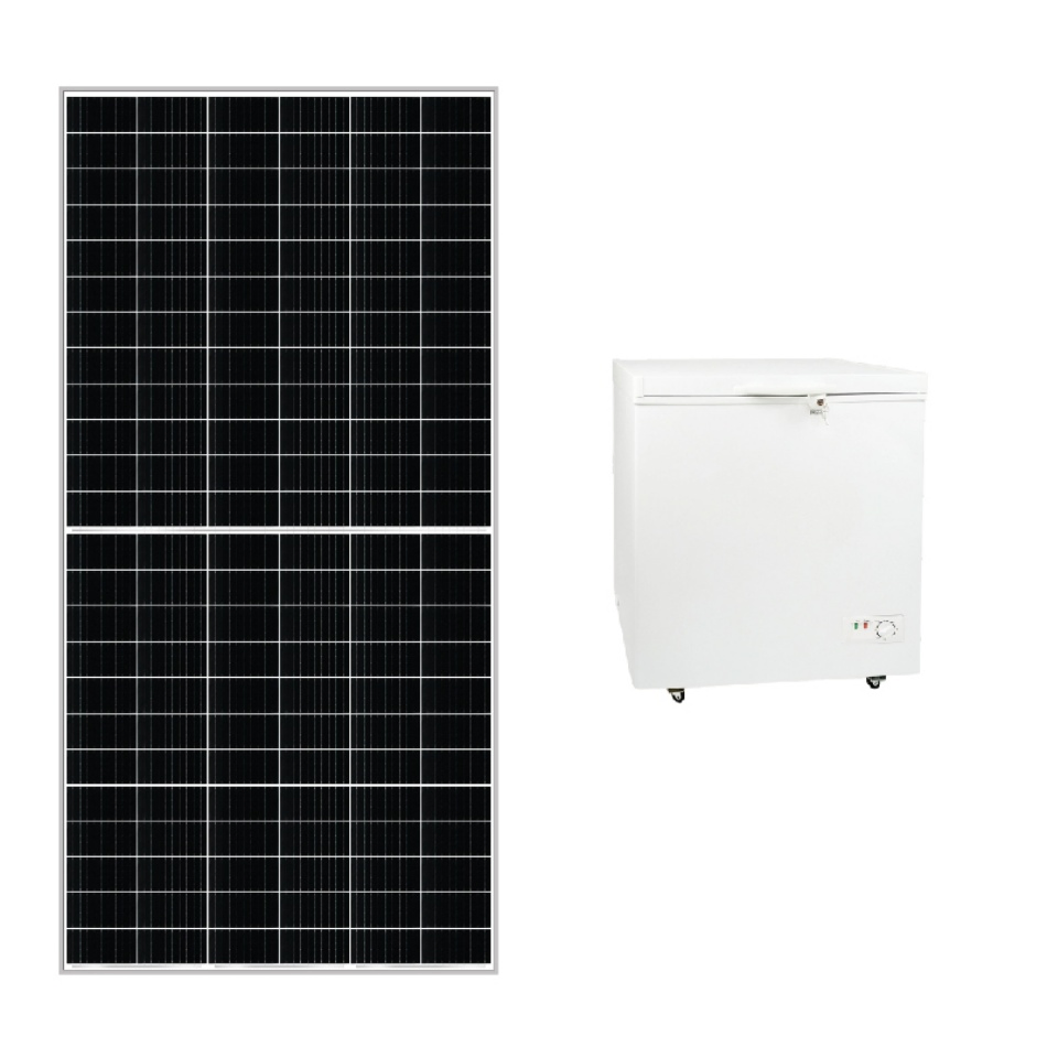 Low-Consumption Lockable Solar Food-Grade Chest Freezer