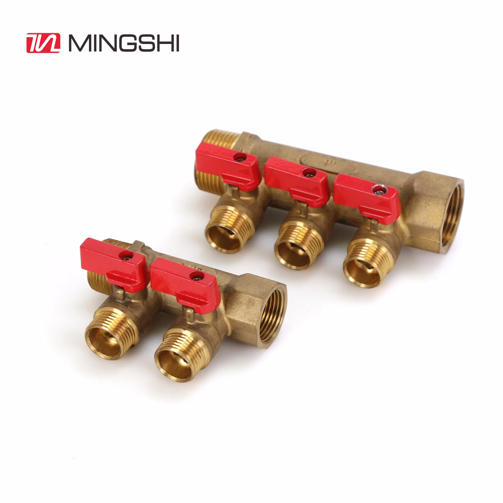 Mingshi Plumbing Materials Underfloor Heating System and Water Supply System Pexalpex Pipe System Brass Manifold Separator