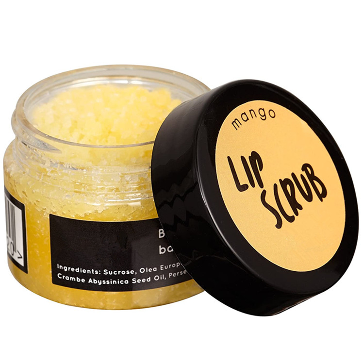 All Natural Mango Lip Scrub Emolient Rich Sugar Nourishing Scrub