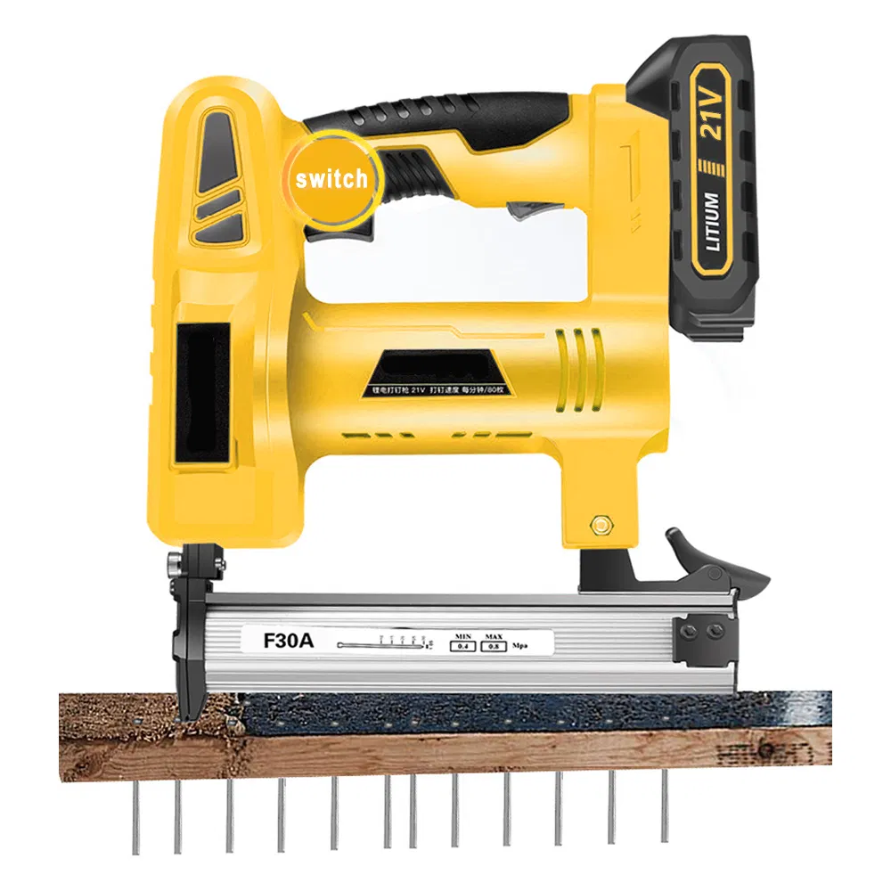 Nail Stapler Electric Stapler Gun Framing Nail Gun for DIY