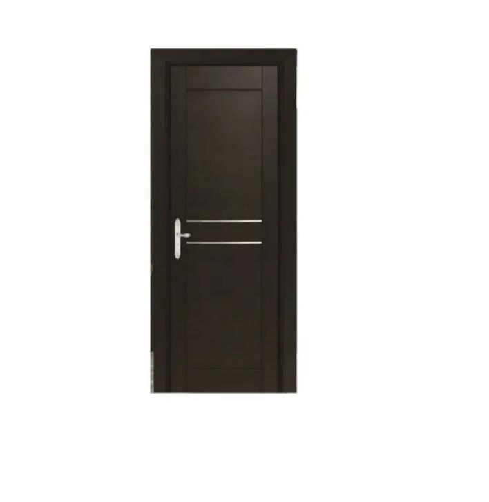 Bedroom Solid Wood Plastic WPC Door Panel Bathroom Interior Indoor Modern Door for Apartment Hotel
