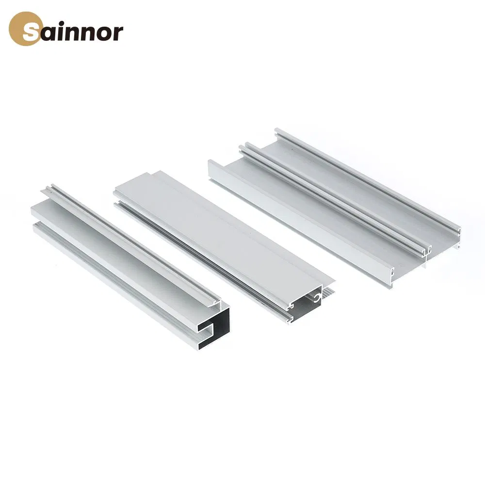 Customized Slim Frames Aluminum Extrusion Profile with Powder Coated for Window & Door