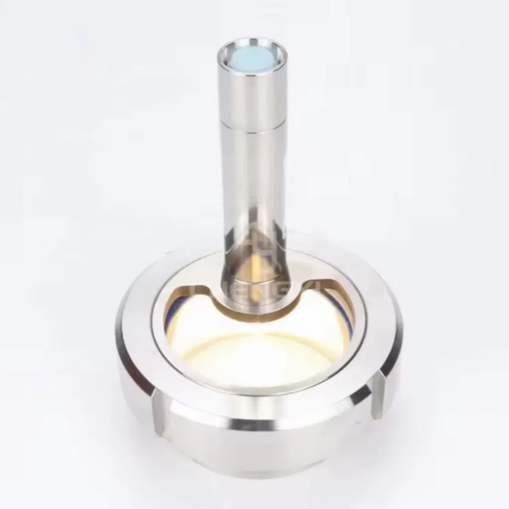 Sanitary Stainless Steel Sight Glass with Light