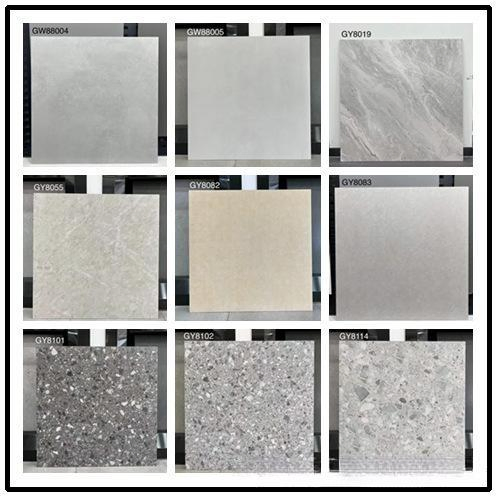 Marble Gray Matt Porcelain Outdoor Mediterranean Rustic Travertine Tile for Yard