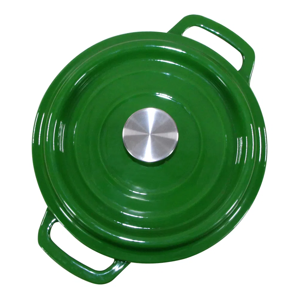 Non Stick Preseasoned Cast Iron Cookware Dutch Oven Casserole Pot