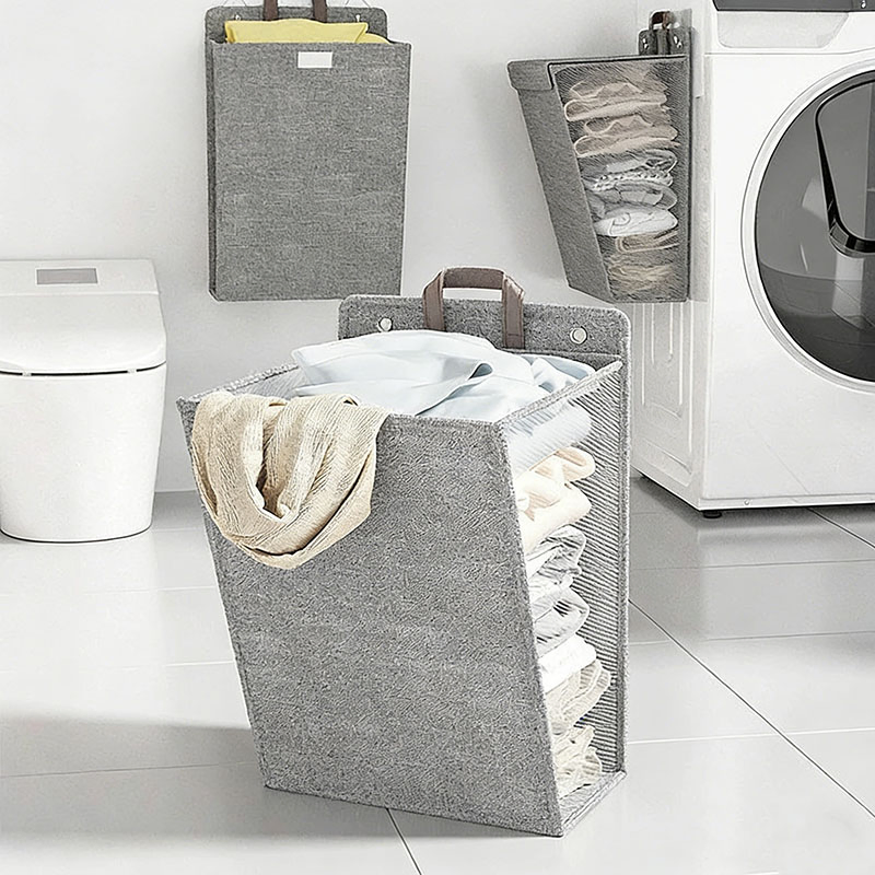 Household Organizer Foldable Wall Hanging Laundry Hamper