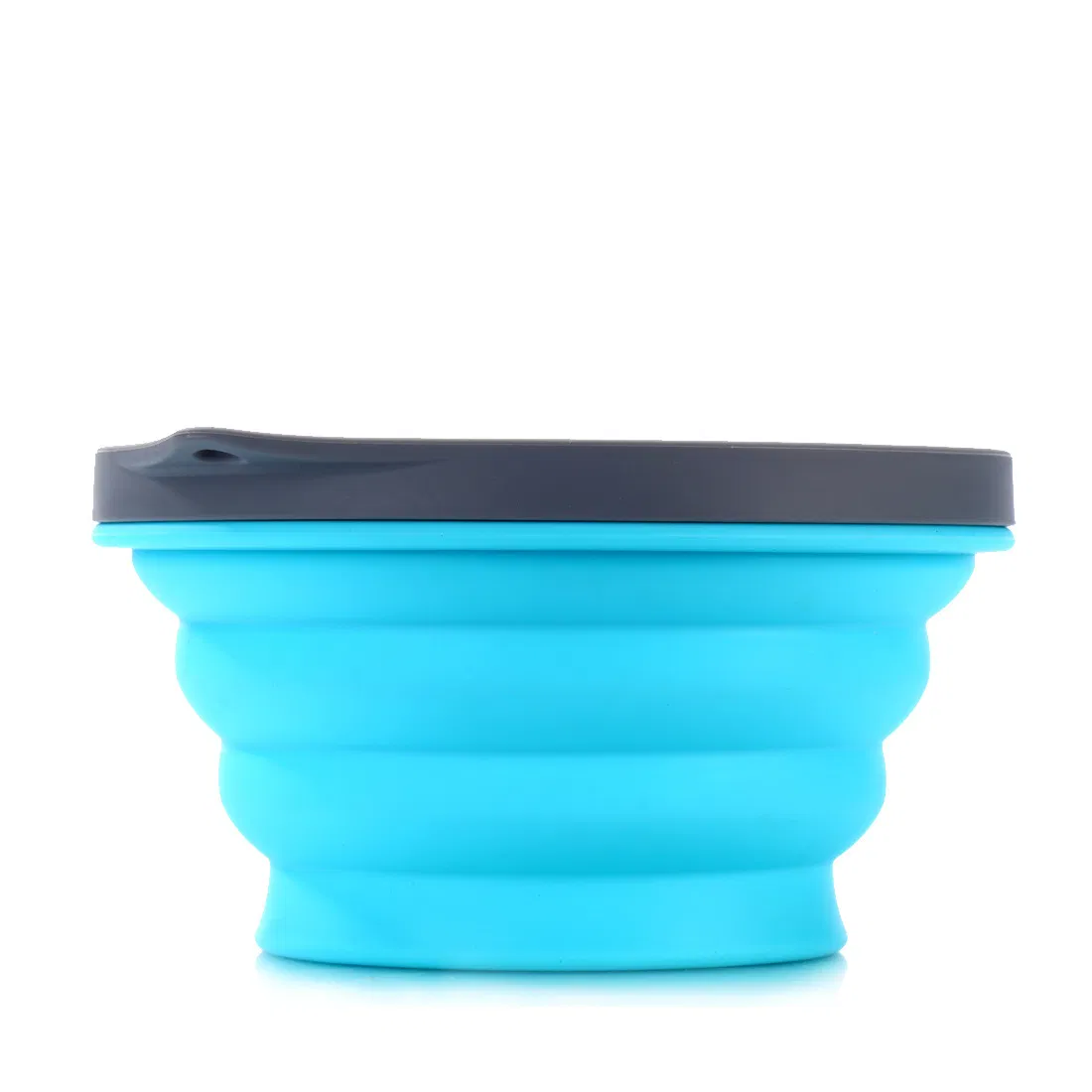 Silicone Folding Bowl, Travel Outdoor Tableware with Lid, Collapsible Instant Noodle Bowl 500ml - 1000ml