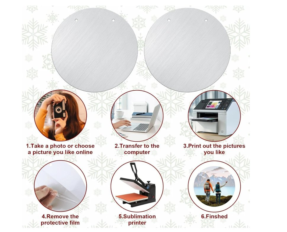 Заготовки для сублимации, круглые дверные подвески