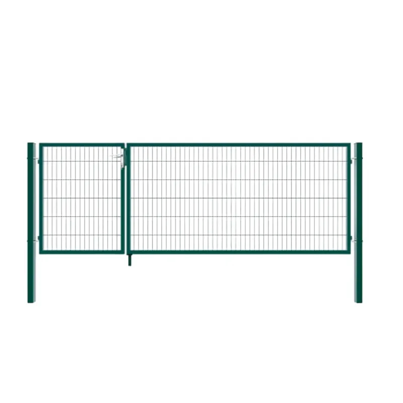 1688 Factory High Strength Double Wire Mesh Gate with Anti Corrosion Coating for Industrial Zone
