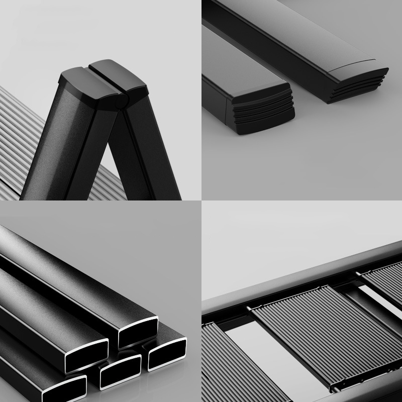 China Supplier Portable Foldable Aluminum Telescopic Attic Step Extension Ladders Factory