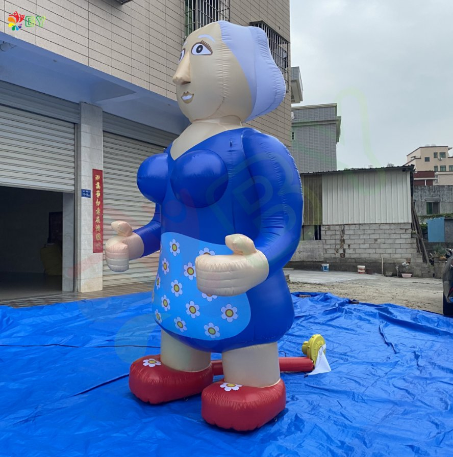 Large Advertising Inflatable Sarah Cartoon, Abraham Cartoon