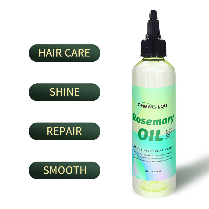 OEM Private Label Hair Treatment Product Anti-Frizzy Organic Rosemary Essential Oils Repaired Hair Serum Oil