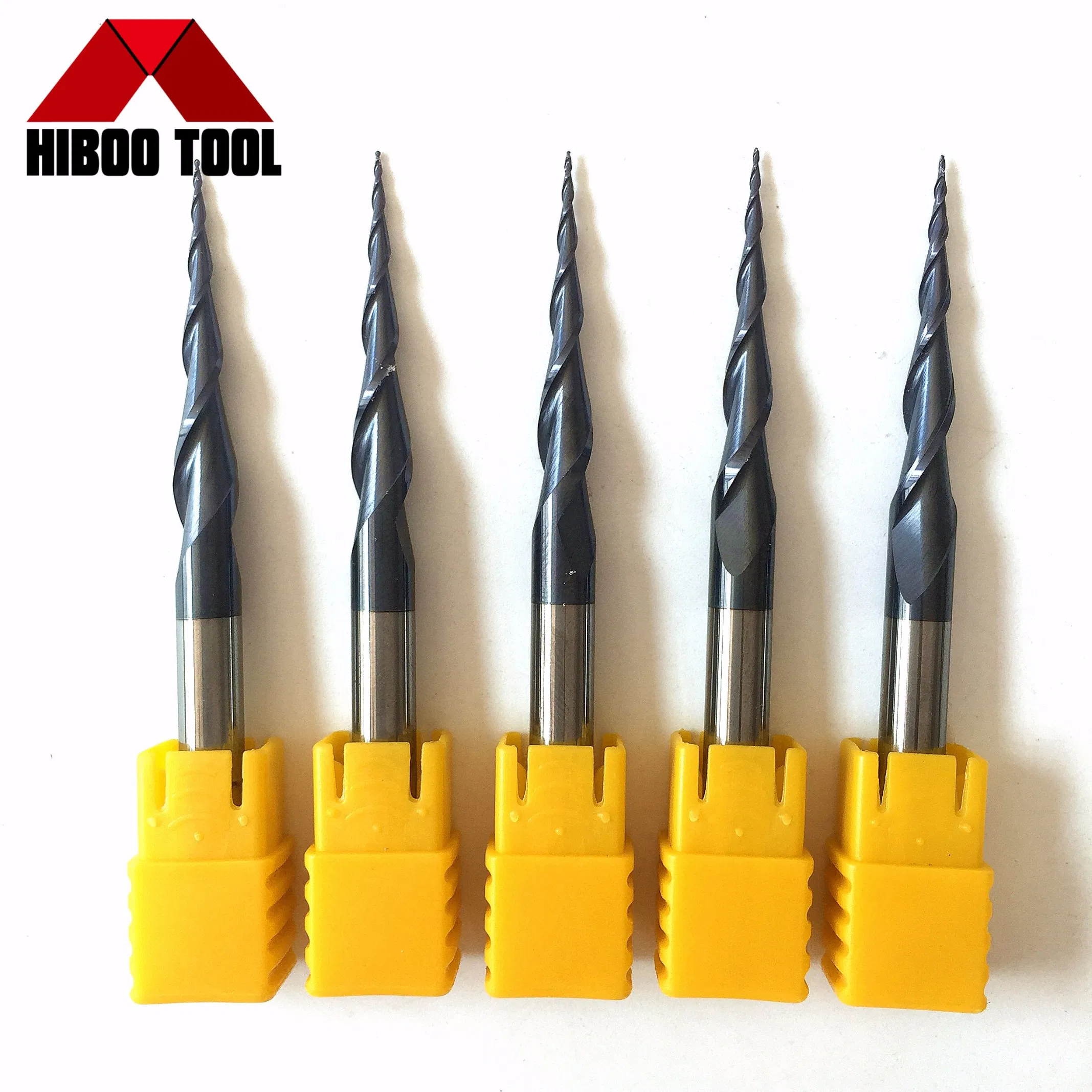 Solid Carbide Taper Ball Nose End Mill for Wood