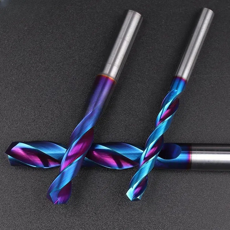 3D/5D/8d/12D/20d/25D 4s 6s External Cold Drill External Cold Tungsten Steel Carbide Twist Drill HRC65 Carbide Drill Bits
