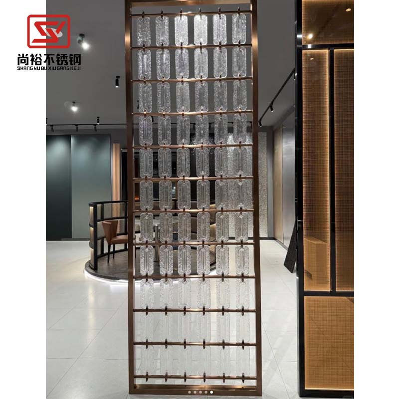 Decorative Stainless Steel Screen for Room Dividers with Laser Cutting