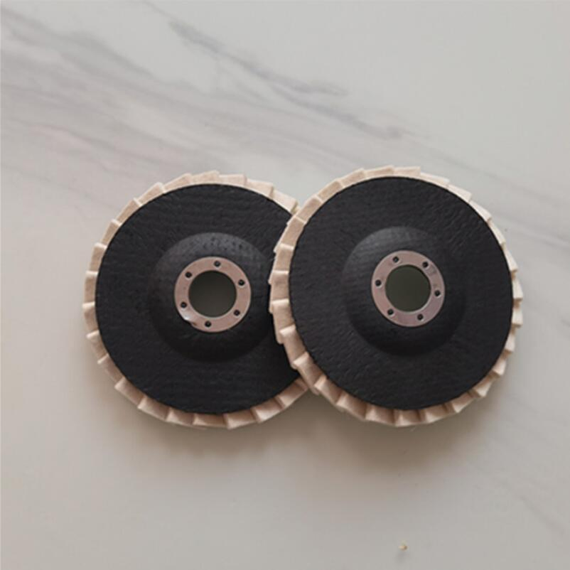 5inch 125mm Premium Felt Flap Disc Wool Pad Polishing Wheel Buffing Wheels