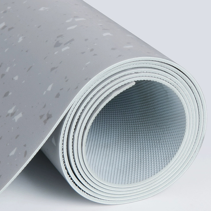 Linoleum Flooring PVC Vinyl Rolls Anti-Slip Wear Resistant Easy Adhesive Installation Floor Leather 2mm Floor Coverings