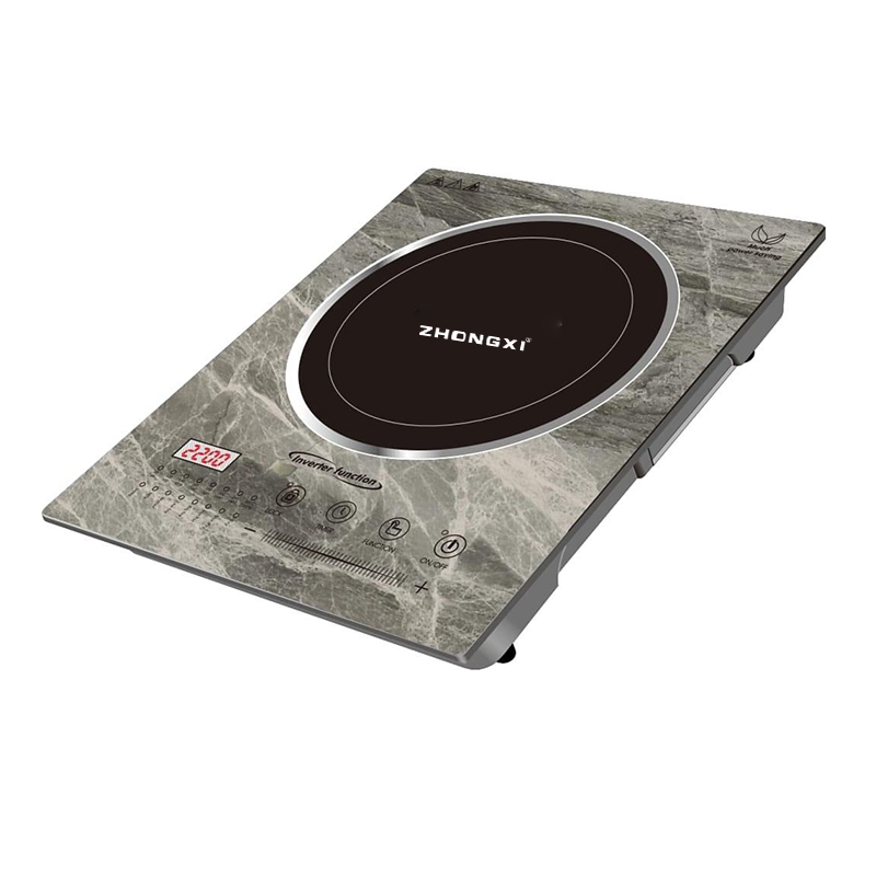 High Technology Multifunction 2000W Fast Cooking Infrared Cooker White Colour Tempered Glass