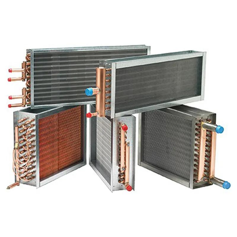 Air Conditioner Parts L Shape Copper Tube Aluminium Fin Evaporator