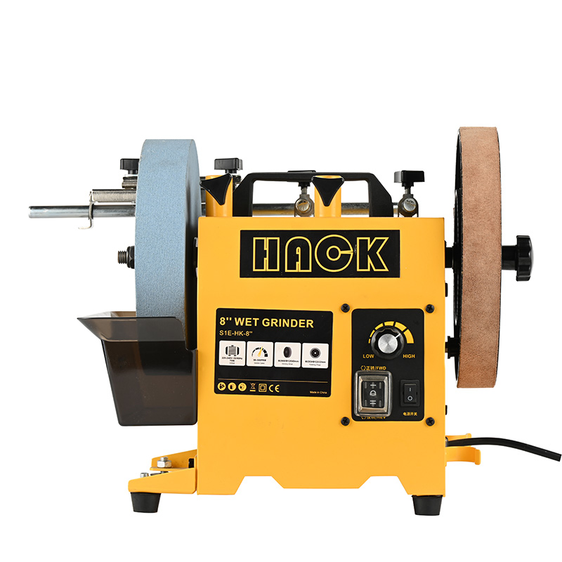 Stepless Speed Adjustment Variable Speed 8" Multifunctional Knife Blade Sharpener Polishing Machine