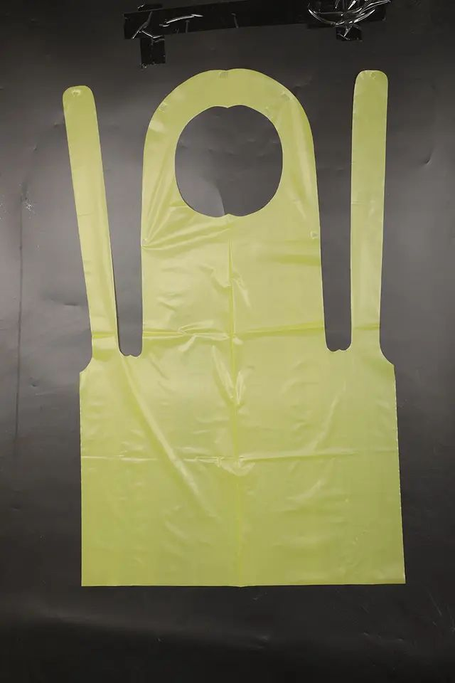 Disposable HDPE LDPE LLDPE Waterproof Tear-Resistant Food Kitchen Plastic PE Apron for Cleaning