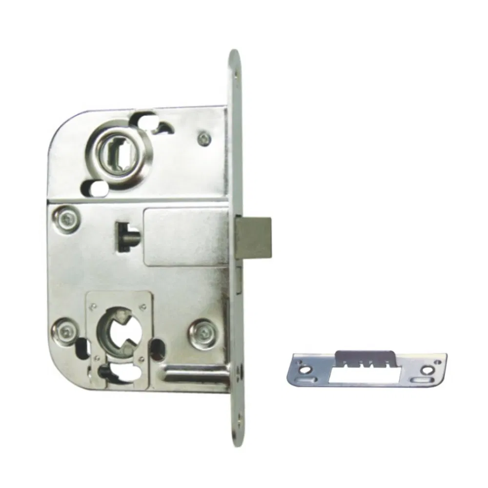 Chrome Scandinavian Mortise Interior Door Lock Cylinder