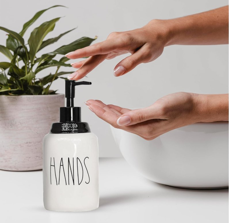Plastic Pump Single Ceramic Dispenser for SPA Style Bathroom Accessories