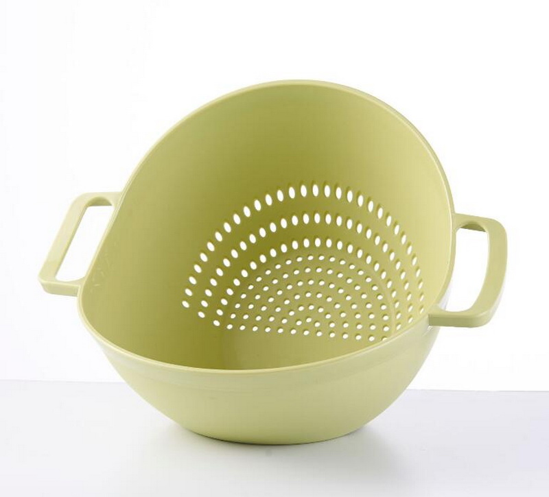 Hot Sale Plastic Small Size Draining Basket with Handles